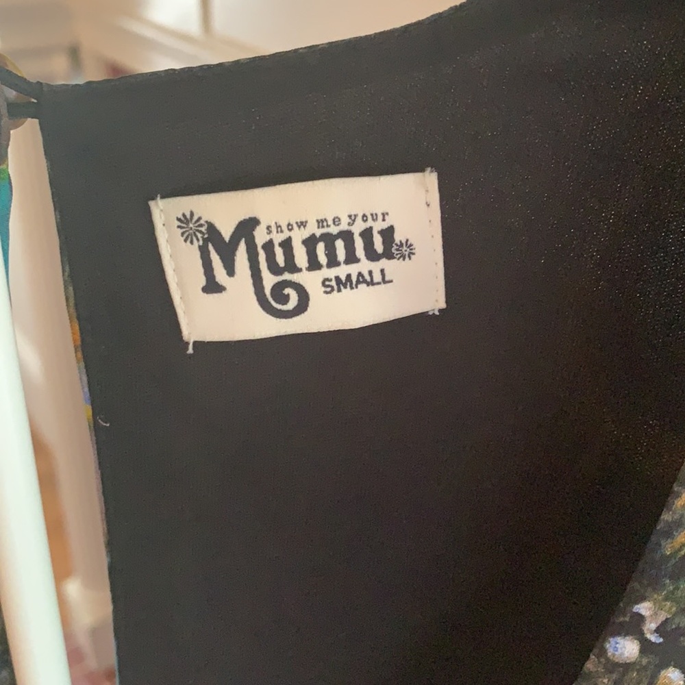 Show me‎ your mum’s peacock feather mini dress. NWOT - Picture 3 of 5